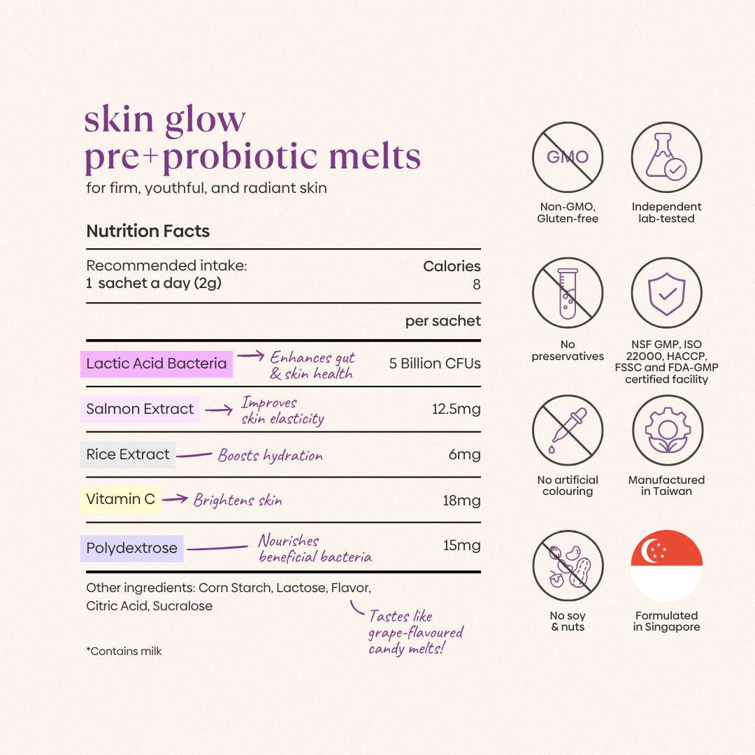 Skin Glow Pre+Probiotic Melts