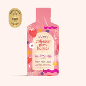 Collagen Glow Berries with 2025 Monde Gold Award Badge