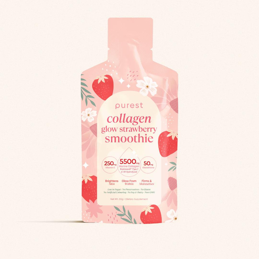 Collagen Glow Strawberry Smoothie