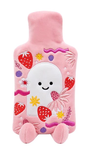 Berry, the pink Collagen Glow Berries plushie
