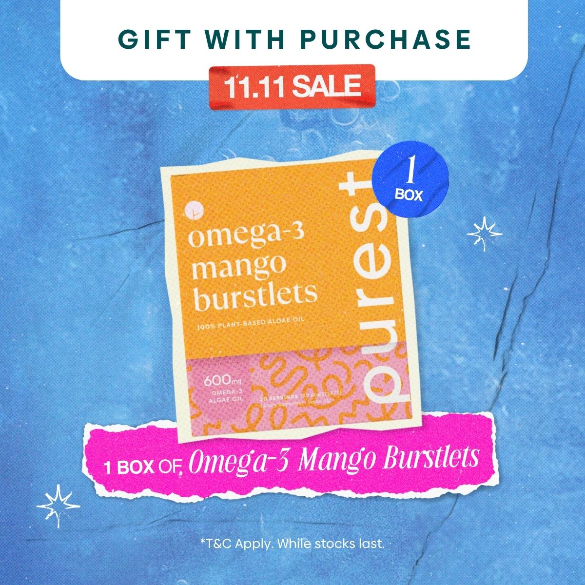 [GWP] Omega-3 Mango Burstlets worth PHP1,590