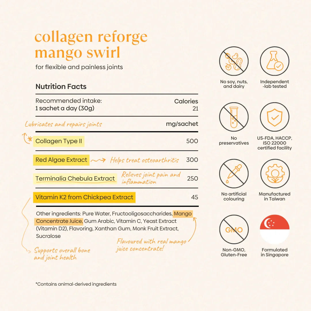 Collagen Reforge Mango Swirl
