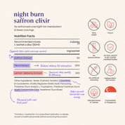 Night Burn Saffron Elixir