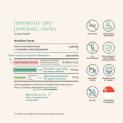 Immunity Pre+Probiotic Melts