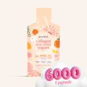 Collagen Glow Cremé Yogurt collagen drink sachet – The Purest Co Philippines