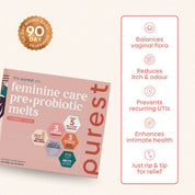 Feminine Care Pre+Probiotic Melts.
