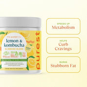 Lemon & Kombucha Slimming Blend - speeds up metabolism, helps curb cravings, burns stubborn fat #lemon-kombucha-slimming-blend